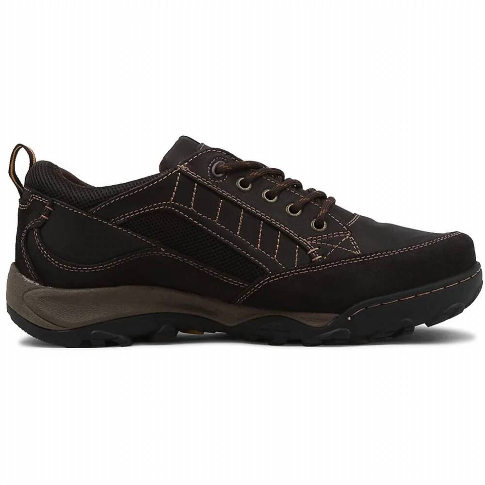 NEW ZIERA men's billet nubuck flat shoes in brown oiled